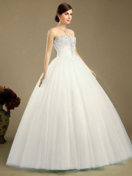 Robe Bustier Majestueuse - Blanche