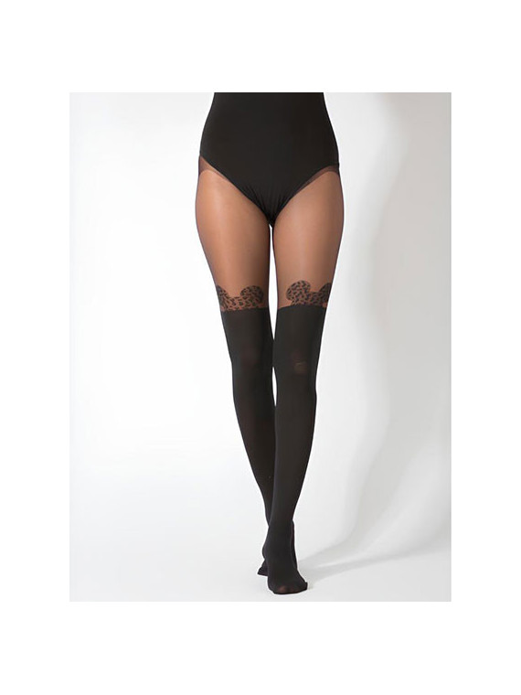 Collant Fantaisie Motifs Jarretelles