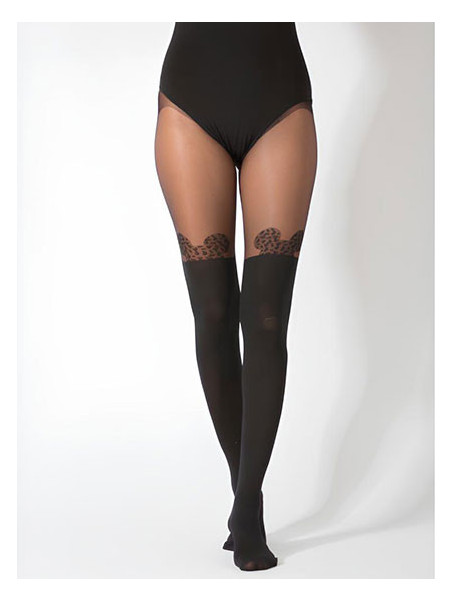 Collant Fantaisie Motifs Jarretelles