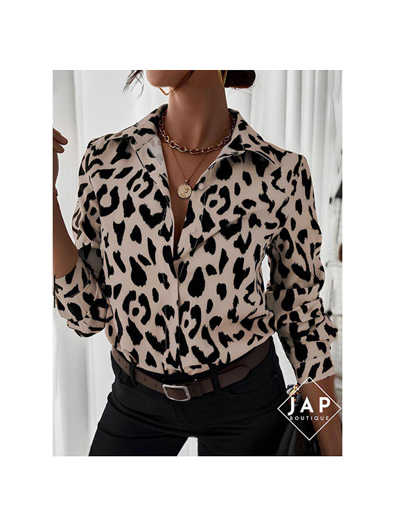 Chemise imprimée léopard – JAP Boutique
