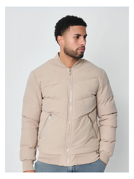 Veste Manteaux beige matelassé imperméable