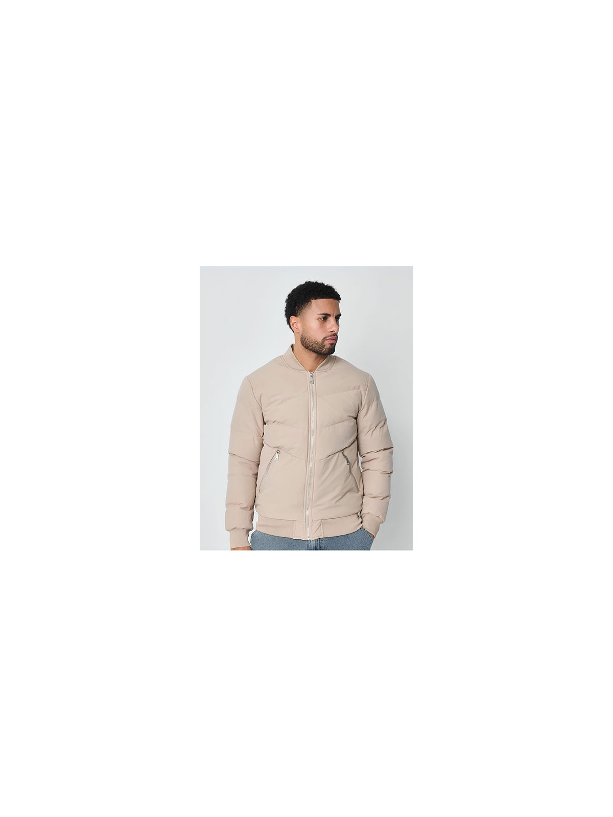 Veste Manteaux beige matelassé imperméable