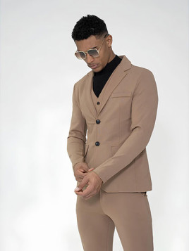 Veste Tailleur Homme Coupe Ajustée