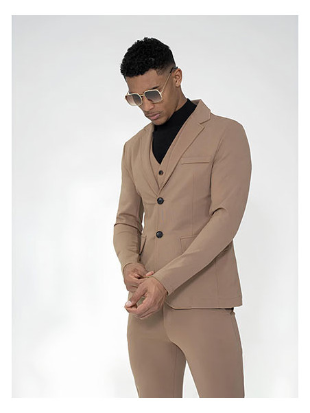 Veste Tailleur Homme Coupe Ajustée