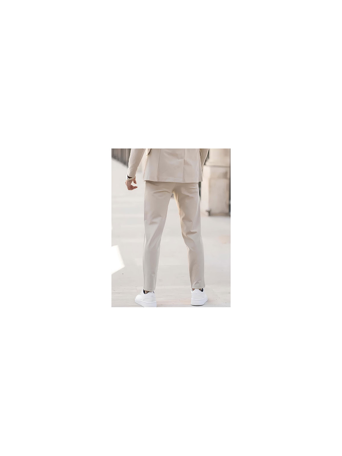 Pantalon Chino Homme Coupe Ajustée