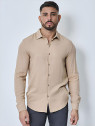 Chemise Élégance Décontractée - Beige