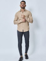 Chemise Élégance Décontractée - Beige