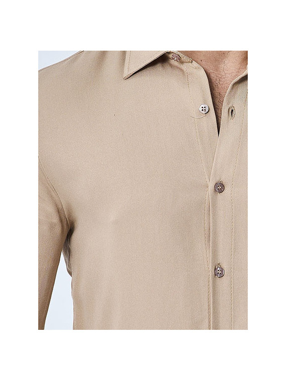 Chemise Élégance Décontractée - Beige
