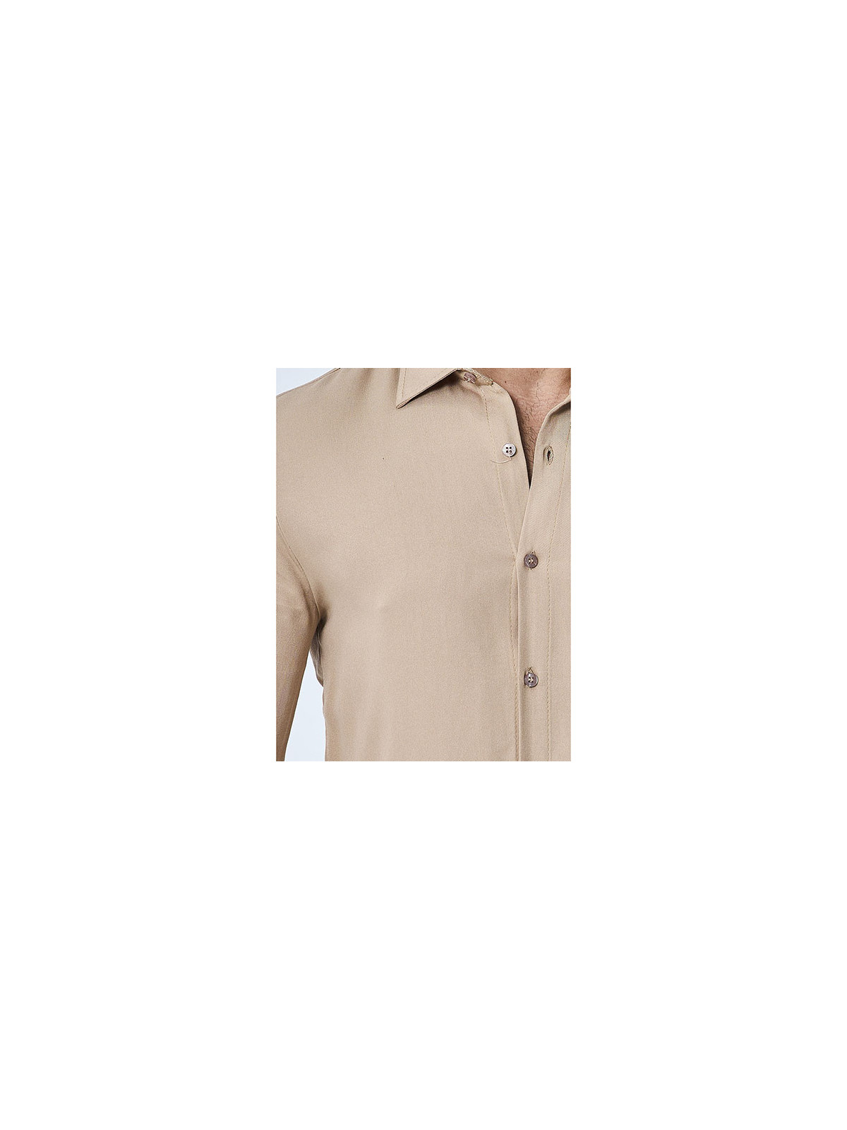 Chemise Élégance Décontractée - Beige